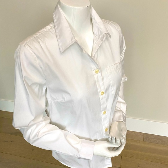 Banana Republic White Blouse Long Sleeved - Picture 1 of 11